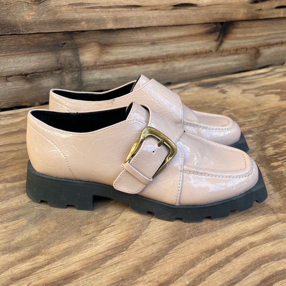 KATY PERRY | Women's Loafers with Buckle - Cream 9